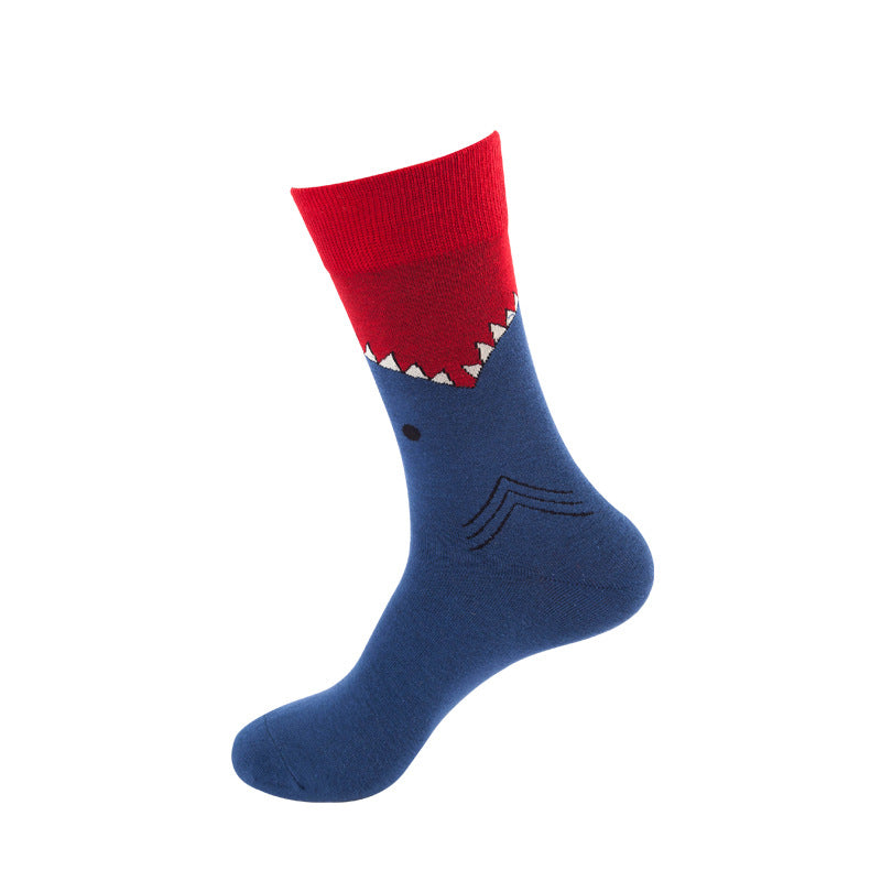 Colorful Mid-Tube Socks for Men & Women | Trendy Cotton Crew Socks
