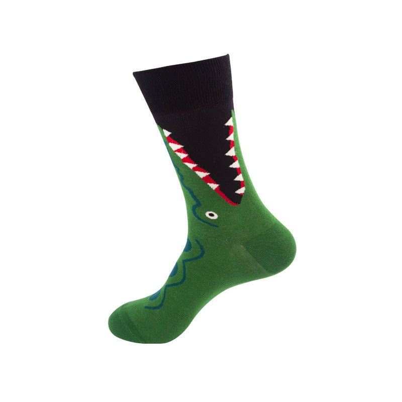 Colorful Mid-Tube Socks for Men & Women | Trendy Cotton Crew Socks