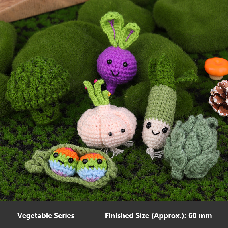 DIY Crochet Doll Kit – Knitting Plush Doll Material Package Set for Beginners