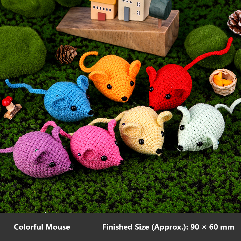 DIY Crochet Doll Kit – Knitting Plush Doll Material Package Set for Beginners