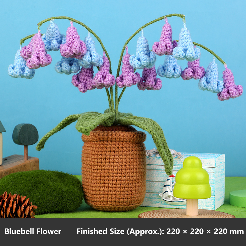 DIY Crochet Doll Kit – Knitting Plush Doll Material Package Set for Beginners