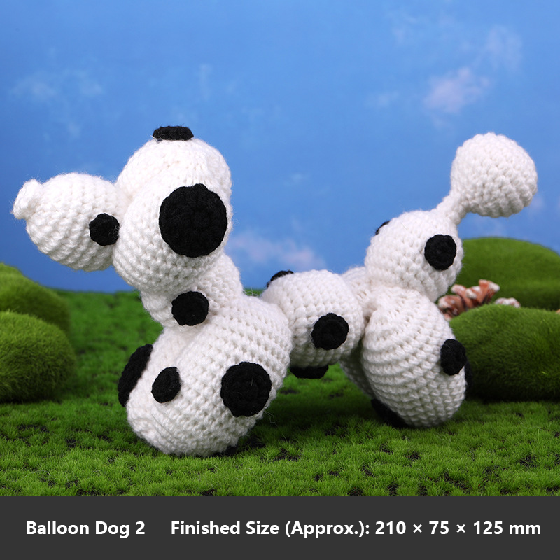 DIY Crochet Doll Kit – Knitting Plush Doll Material Package Set for Beginners