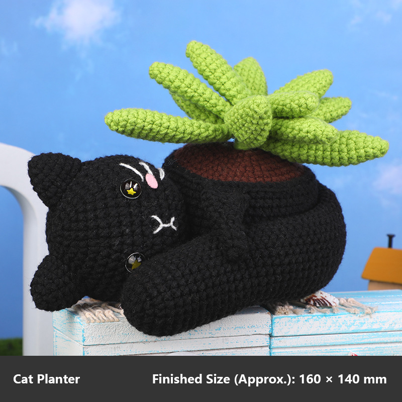 DIY Crochet Doll Kit – Knitting Plush Doll Material Package Set for Beginners