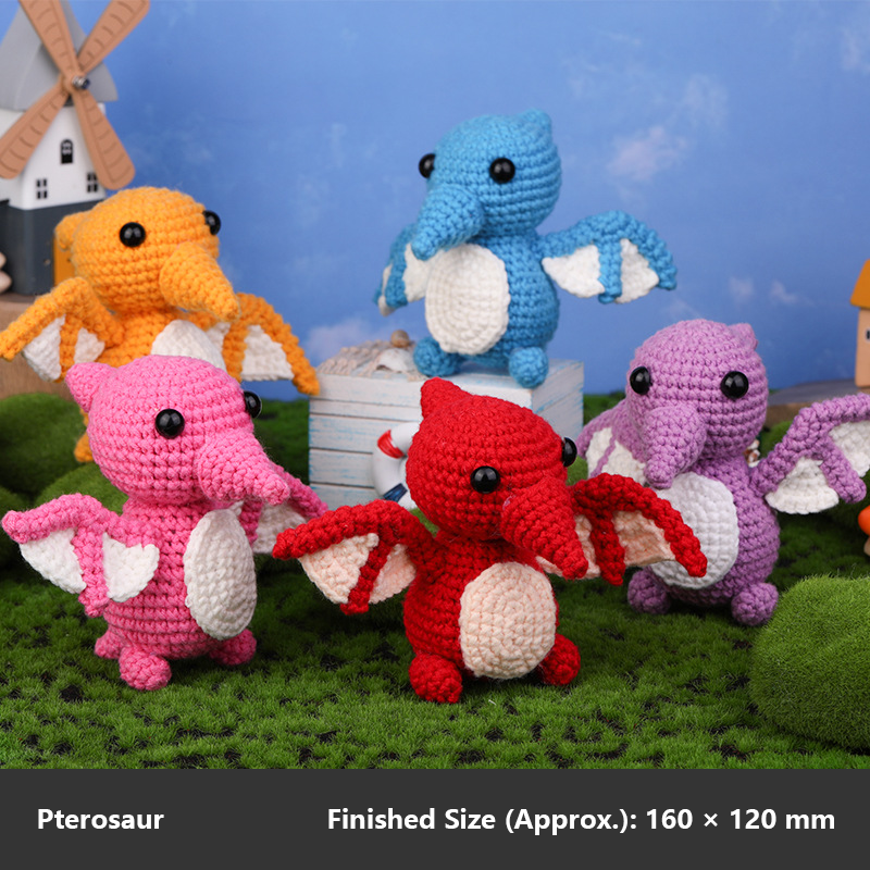 DIY Crochet Doll Kit – Knitting Plush Doll Material Package Set for Beginners