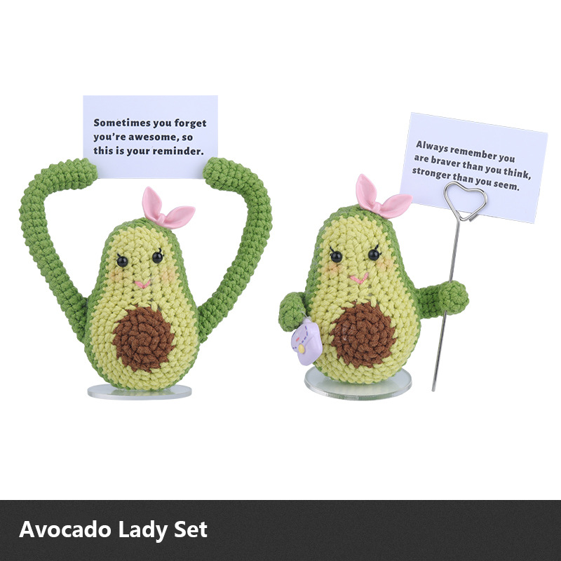 DIY Crochet Doll Kit – Knitting Plush Doll Material Package Set for Beginners