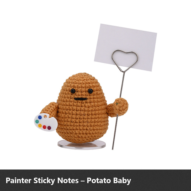 DIY Crochet Doll Kit – Knitting Plush Doll Material Package Set for Beginners