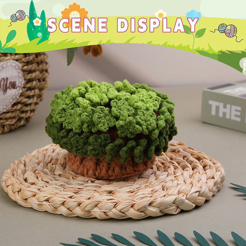 DIY Crochet Doll Kit – Knitting Plush Doll Material Package Set for Beginners
