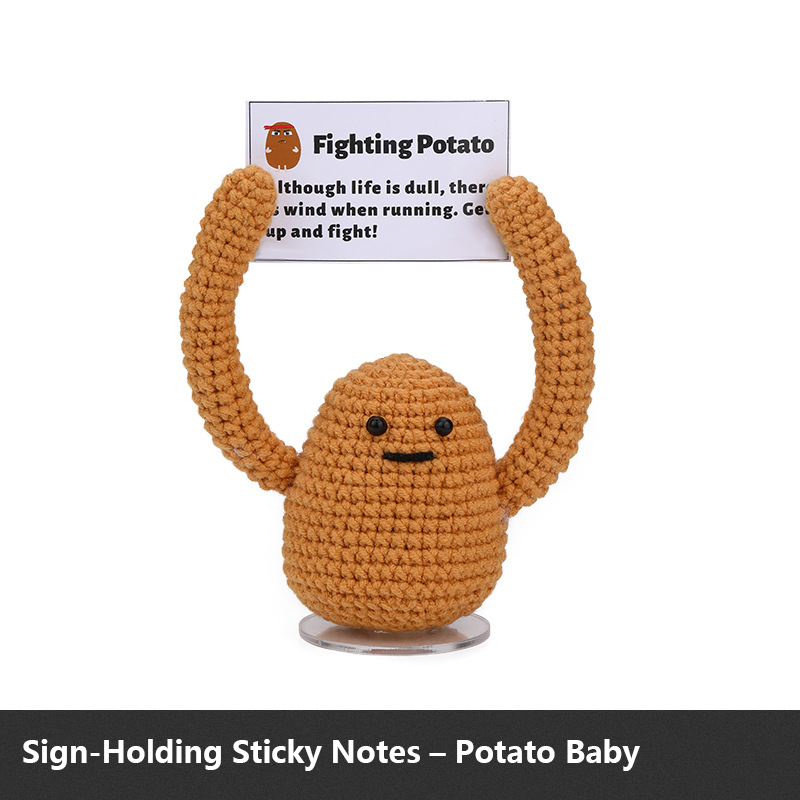DIY Crochet Doll Kit – Knitting Plush Doll Material Package Set for Beginners