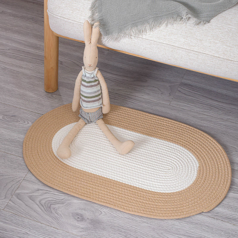 Absorbent Cotton Thread Floor Mat - Non-Slip Bedroom, Bathroom, Living Room & Porch Mat