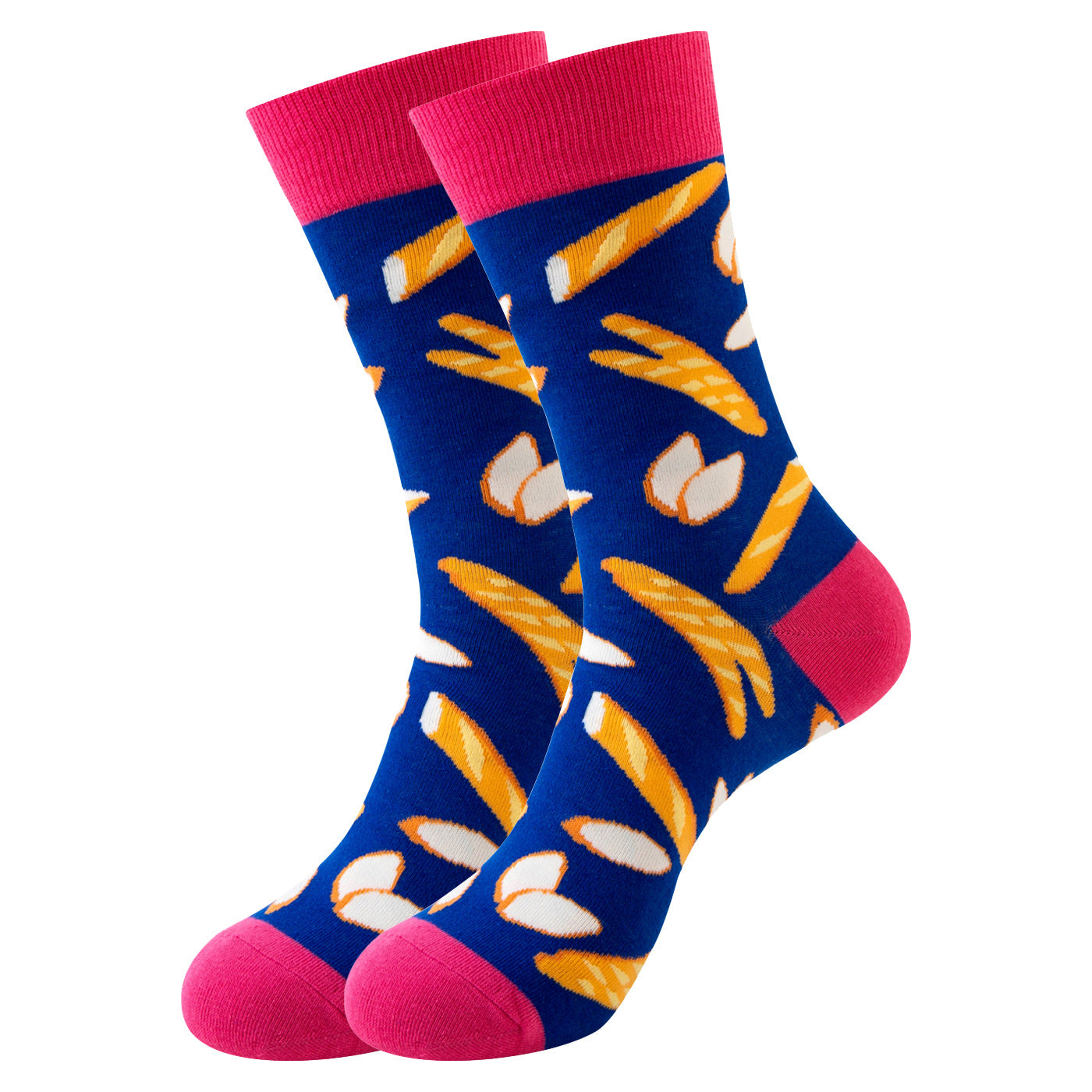 Trendy Mid-Calf Cotton Socks | Unisex Crew Socks | Fall Winter Fashion Socks