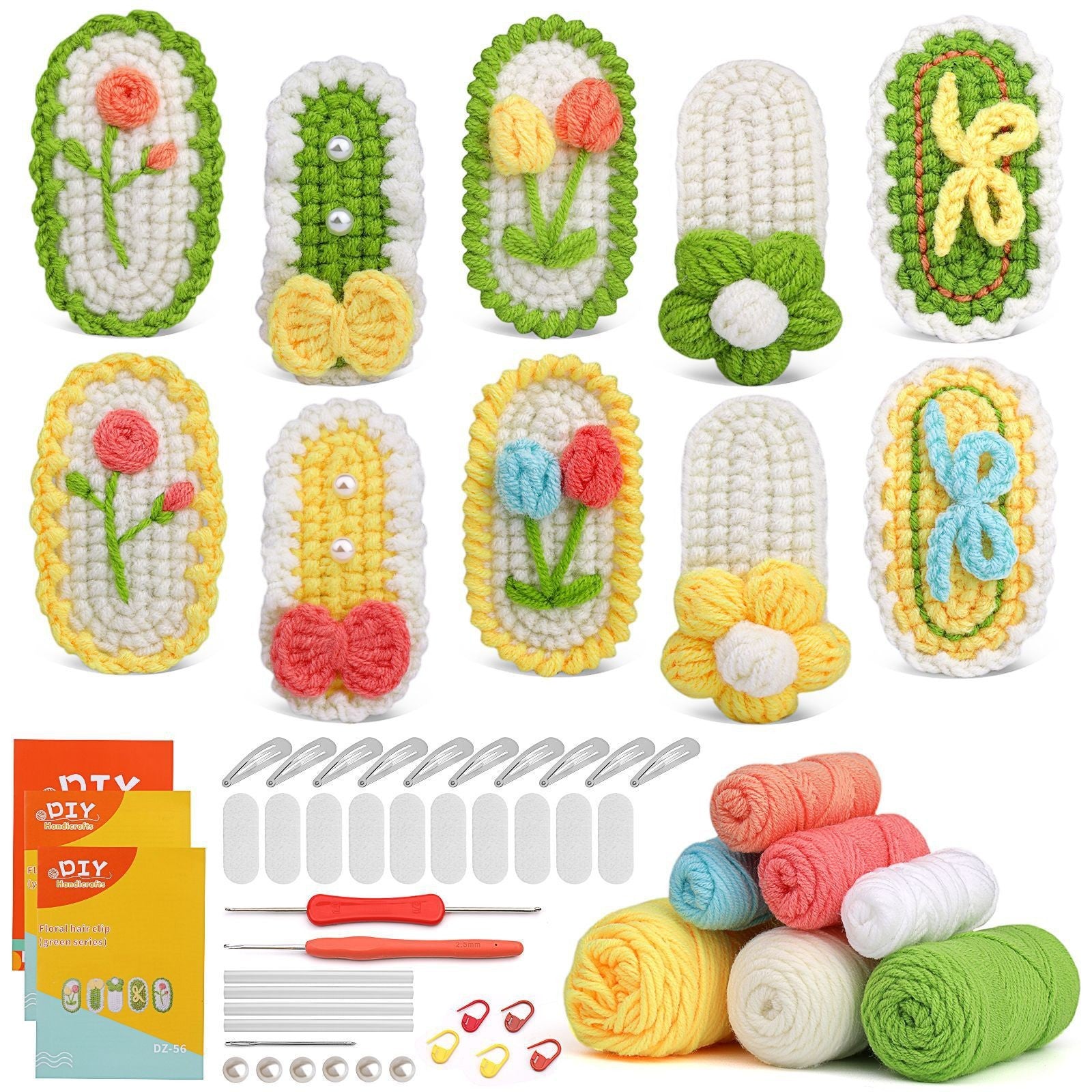 DIY Crochet Doll Kit – Knitting Plush Doll Material Package Set for Beginners