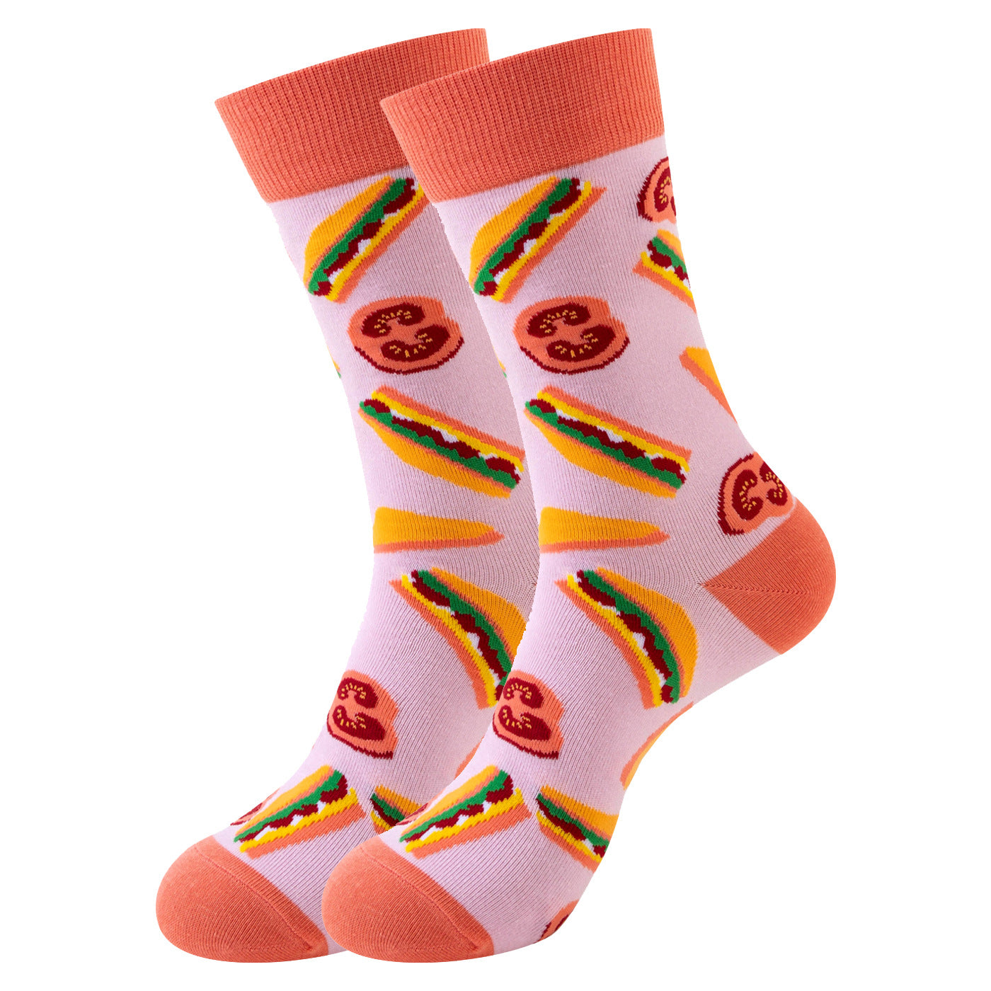 Trendy Mid-Calf Cotton Socks | Unisex Crew Socks | Fall Winter Fashion Socks