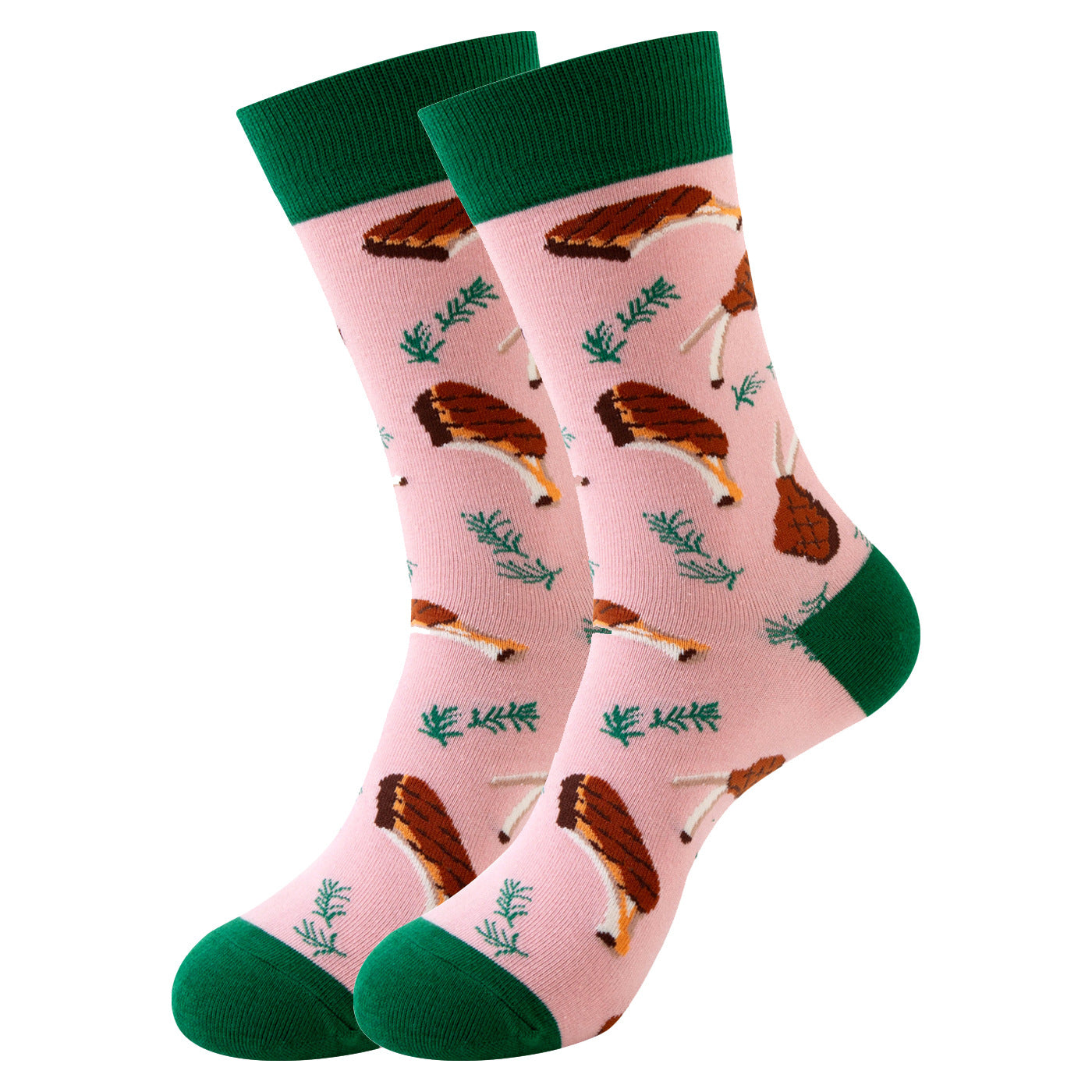 Trendy Mid-Calf Cotton Socks | Unisex Crew Socks | Fall Winter Fashion Socks