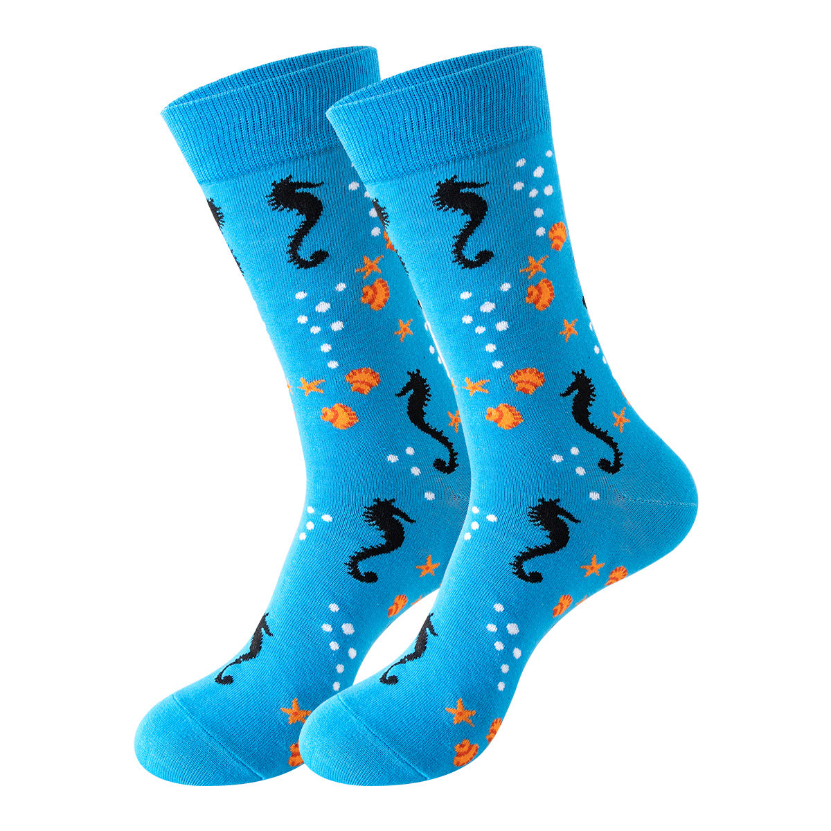 Trendy Mid-Calf Cotton Socks | Unisex Crew Socks | Fall Winter Fashion Socks