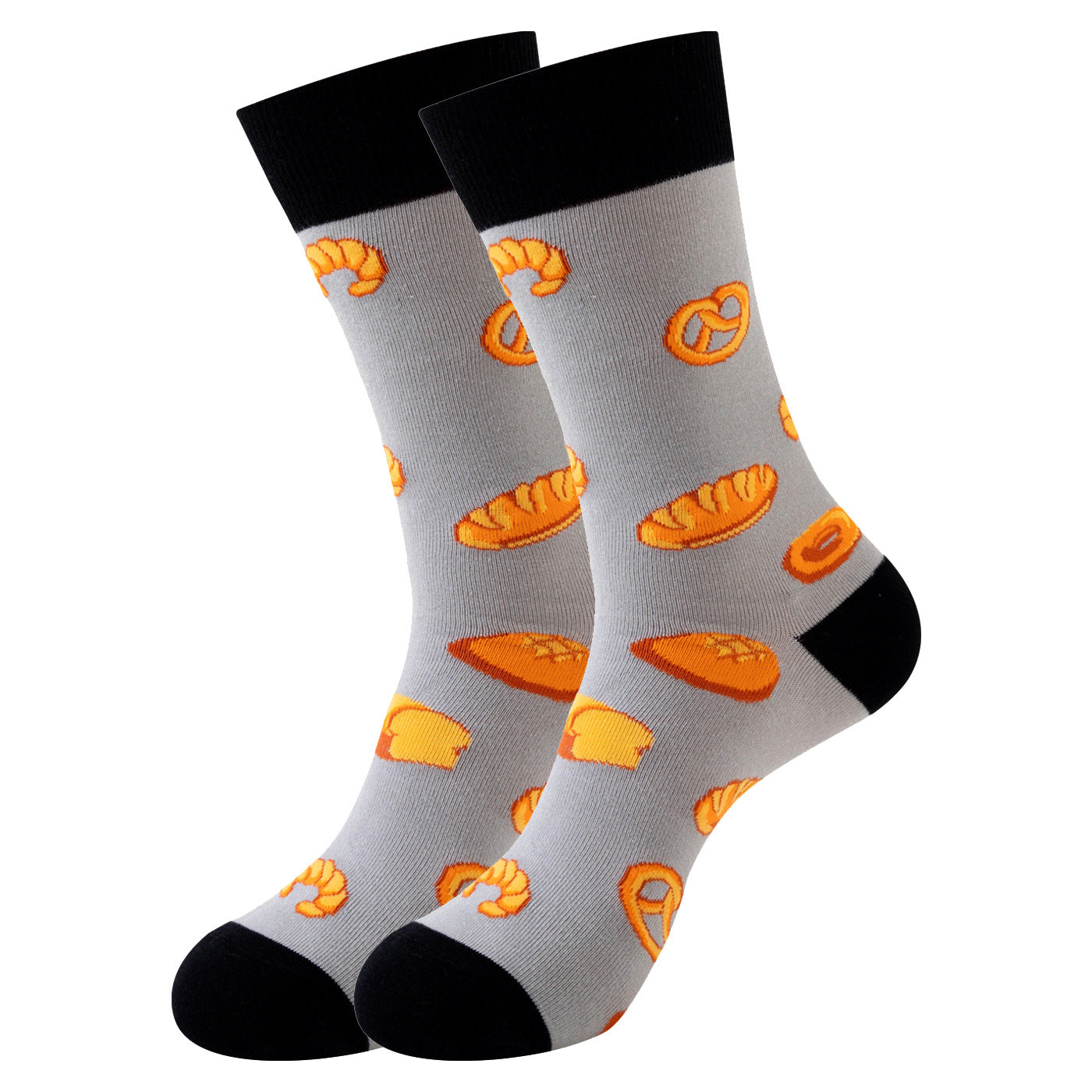 Trendy Mid-Calf Cotton Socks | Unisex Crew Socks | Fall Winter Fashion Socks