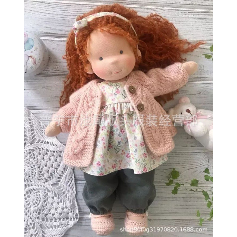 Handmade Cotton Waldorf Doll Kit – DIY Art Doll for Collectors & Crafters