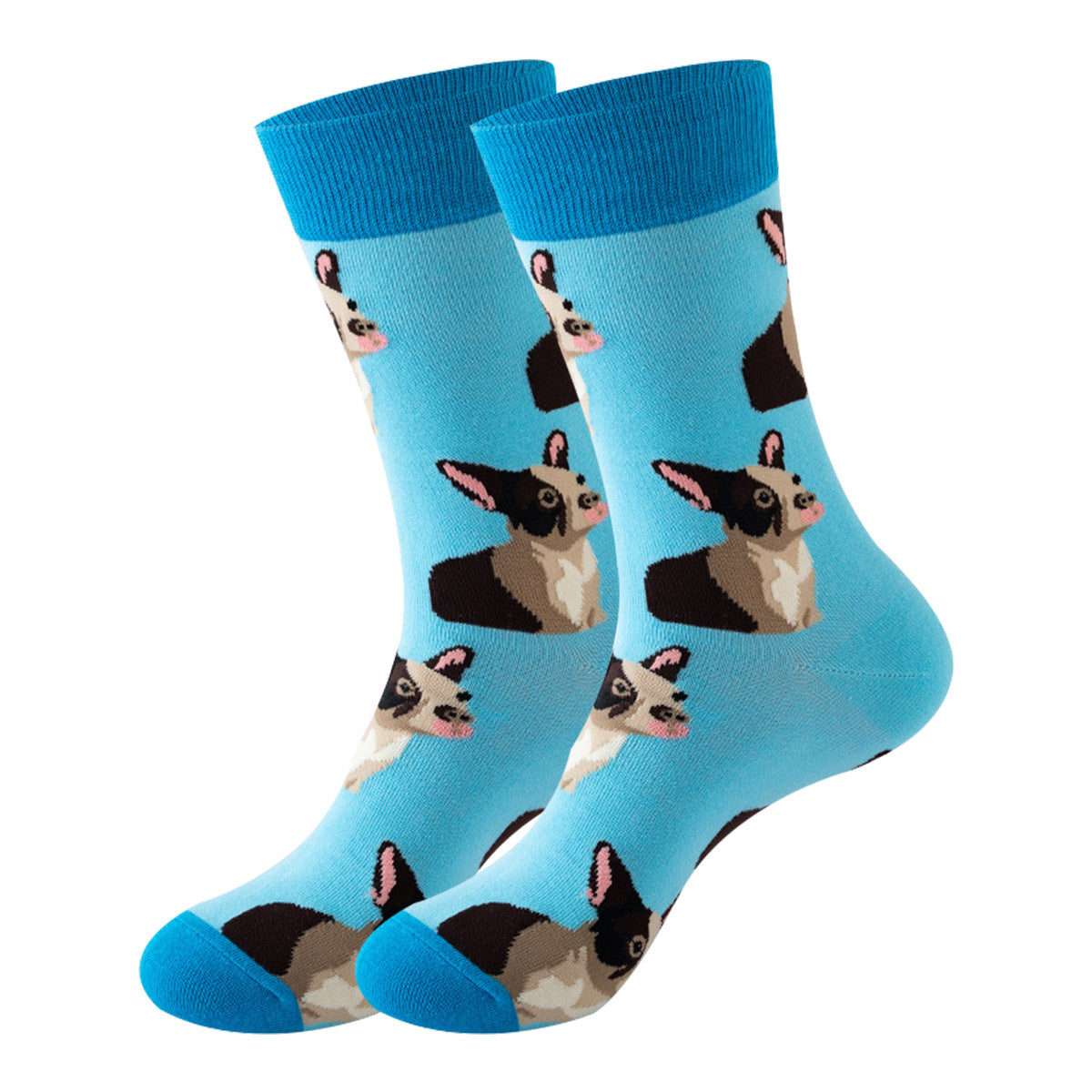 Trendy Mid-Calf Cotton Socks | Unisex Crew Socks | Fall Winter Fashion Socks