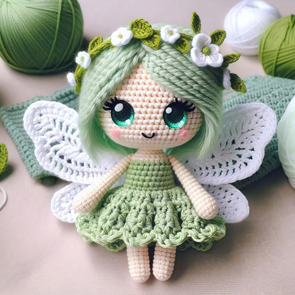 Crochet Animal Doll Kit – DIY Handmade Wool Yarn Craft Set