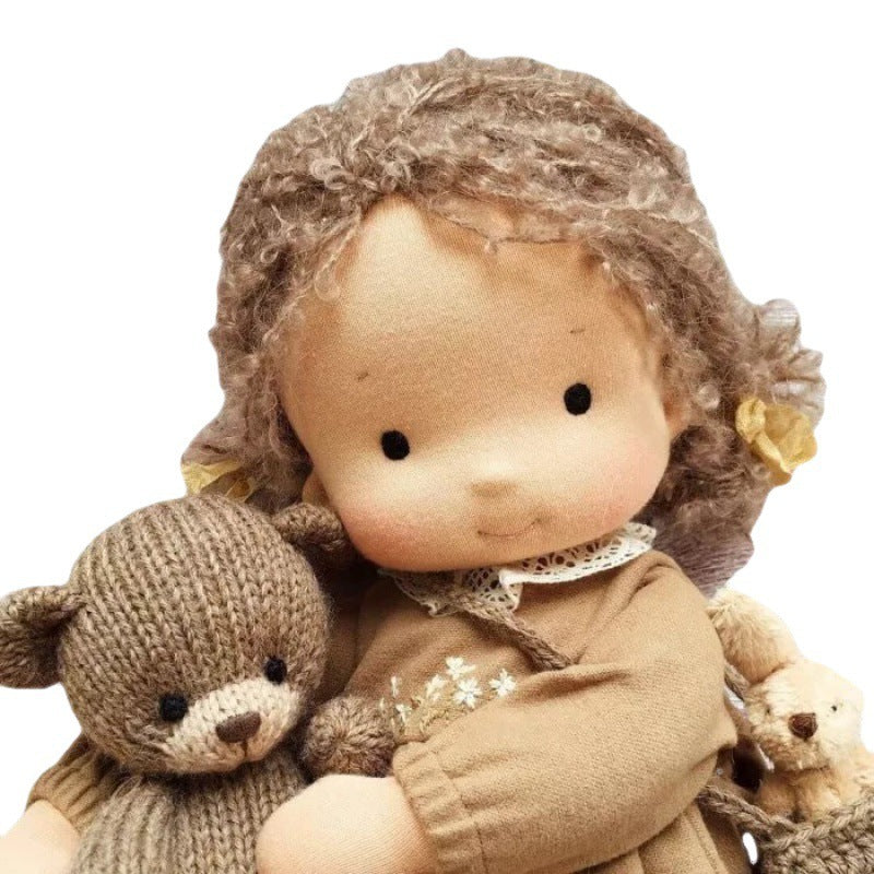 Handmade Cotton Waldorf Doll Kit – DIY Art Doll for Collectors & Crafters