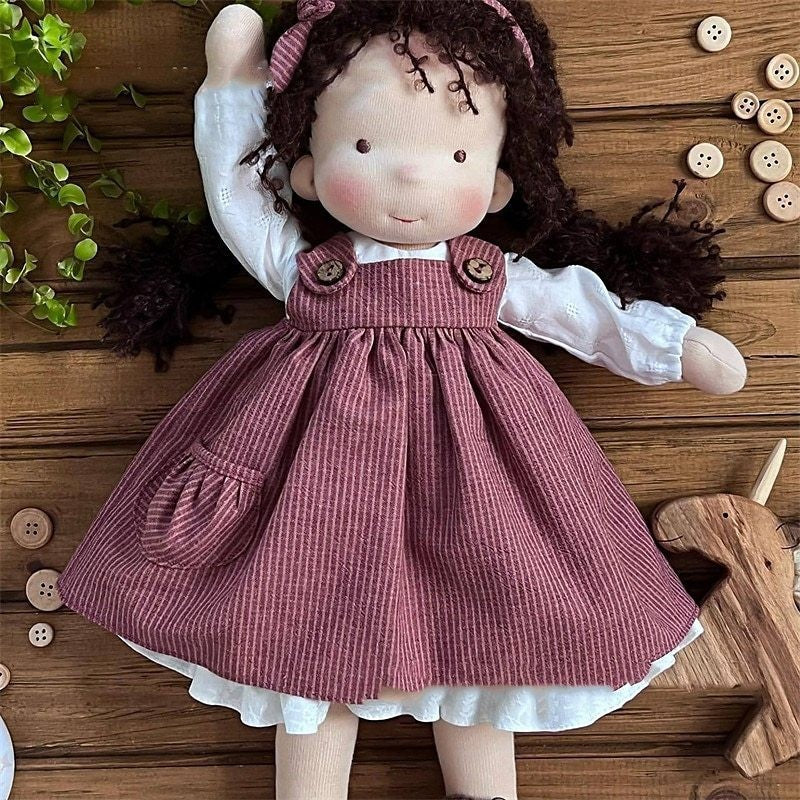 Handmade Cotton Waldorf Doll Kit – DIY Art Doll for Collectors & Crafters