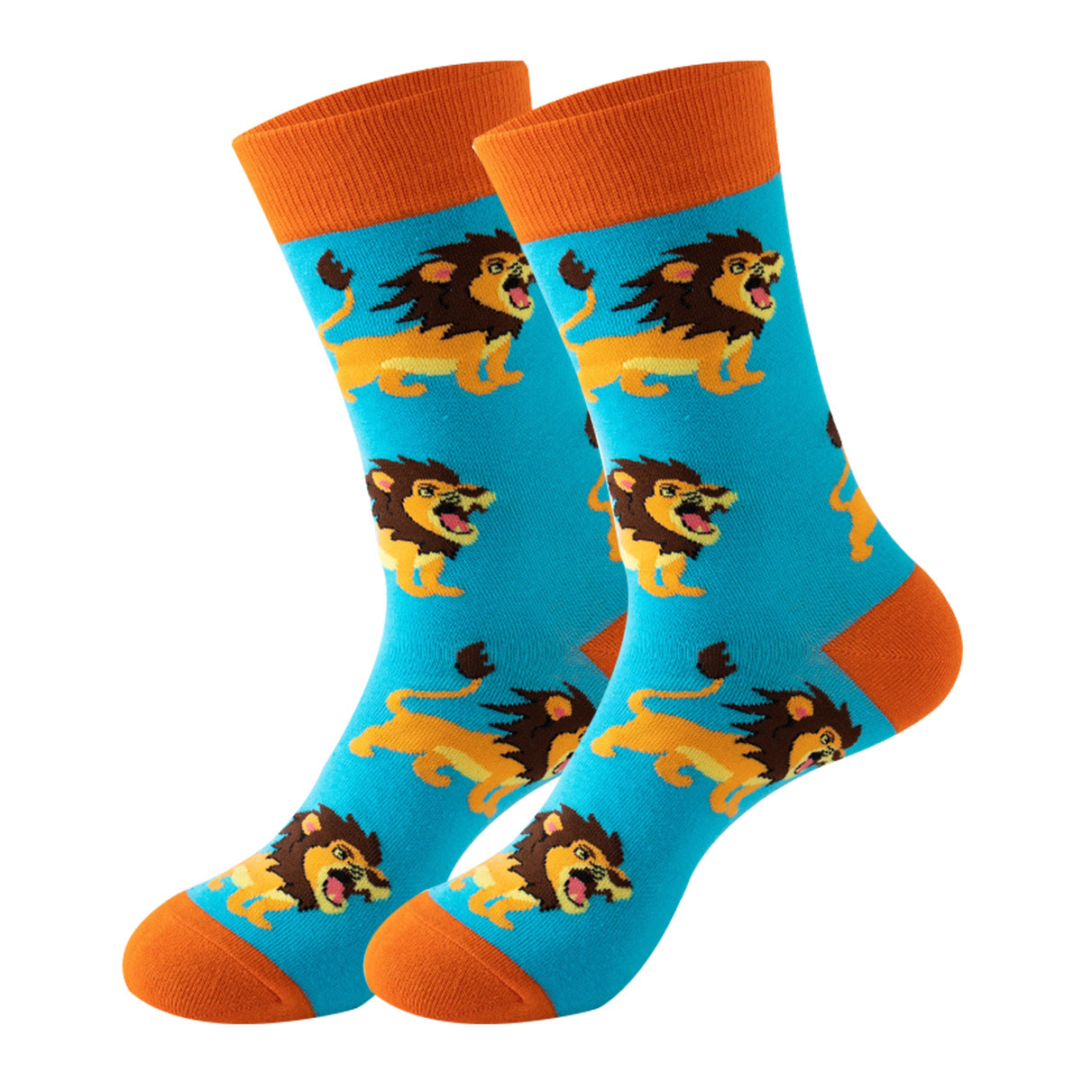 Trendy Mid-Calf Cotton Socks | Unisex Crew Socks | Fall Winter Fashion Socks