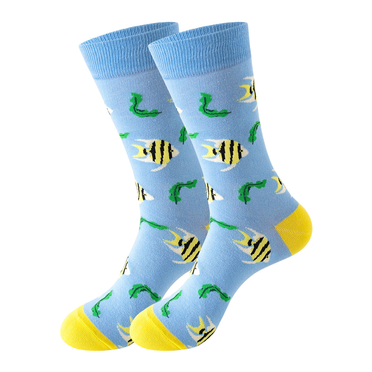 Trendy Mid-Calf Cotton Socks | Unisex Crew Socks | Fall Winter Fashion Socks