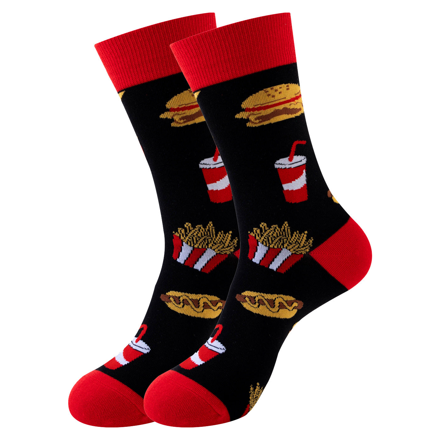 Trendy Mid-Calf Cotton Socks | Unisex Crew Socks | Fall Winter Fashion Socks