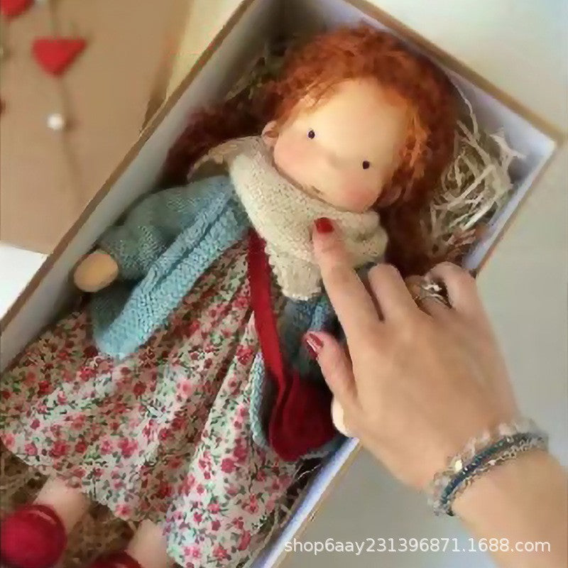 Handmade Cotton Waldorf Doll Kit – DIY Art Doll for Collectors & Crafters