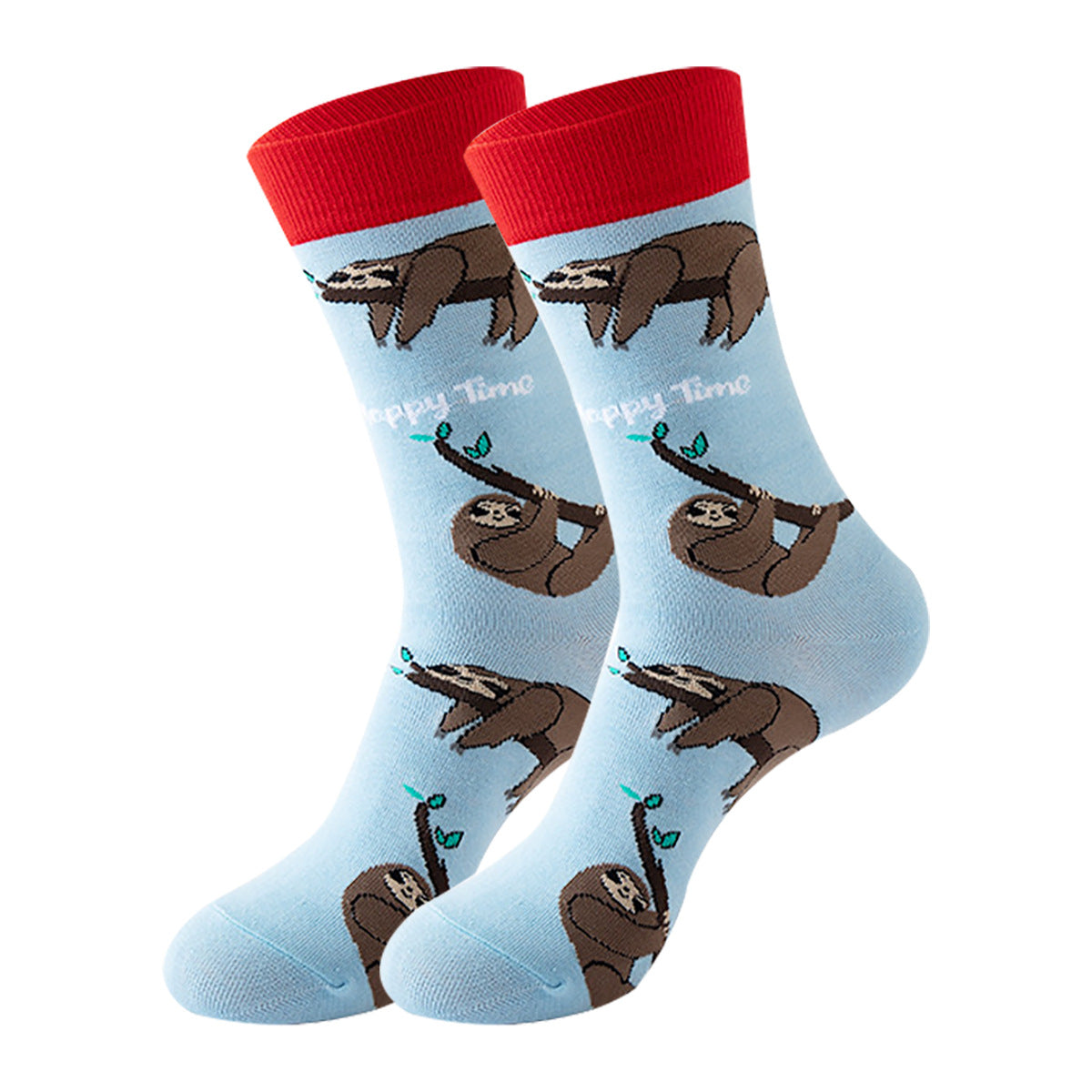Trendy Mid-Calf Cotton Socks | Unisex Crew Socks | Fall Winter Fashion Socks