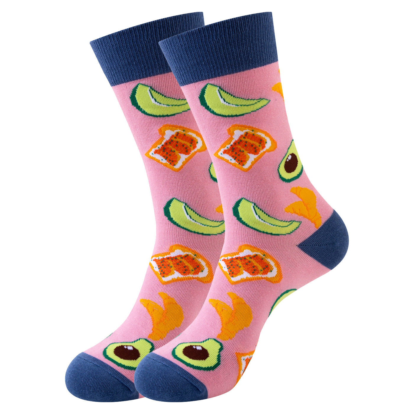 Trendy Mid-Calf Cotton Socks | Unisex Crew Socks | Fall Winter Fashion Socks