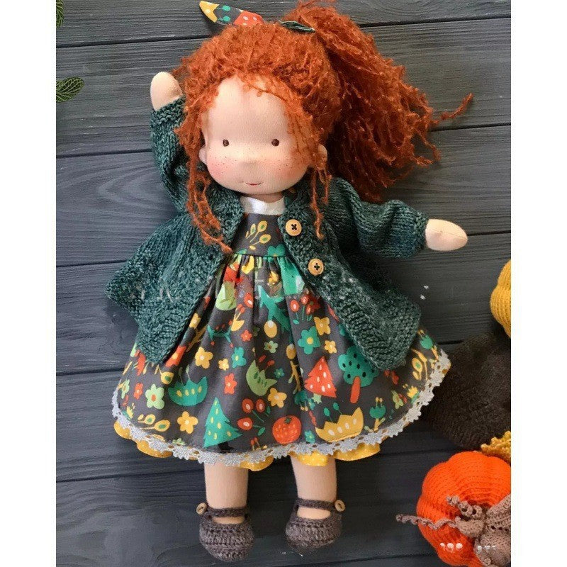 Handmade Cotton Waldorf Doll Kit – DIY Art Doll for Collectors & Crafters