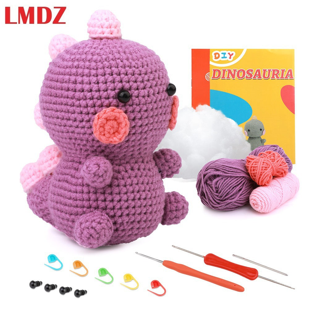 DIY Crochet Doll Kit – Knitting Plush Doll Material Package Set for Beginners