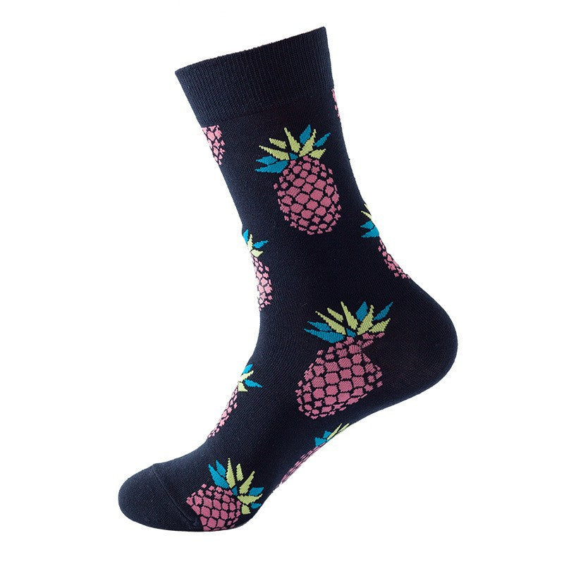 Colorful Mid-Tube Socks for Men & Women | Trendy Cotton Crew Socks