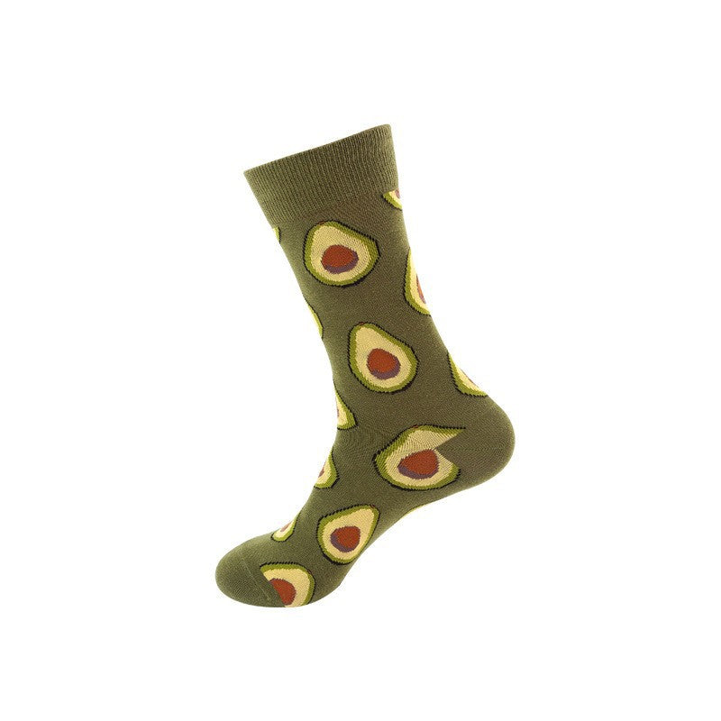 Colorful Mid-Tube Socks for Men & Women | Trendy Cotton Crew Socks