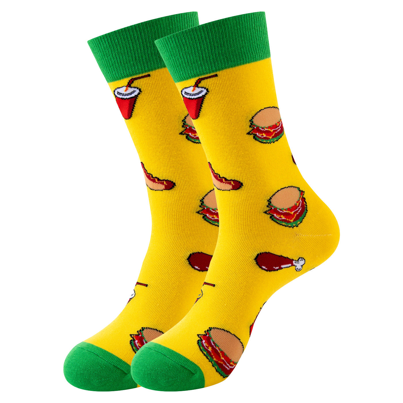 Trendy Mid-Calf Cotton Socks | Unisex Crew Socks | Fall Winter Fashion Socks