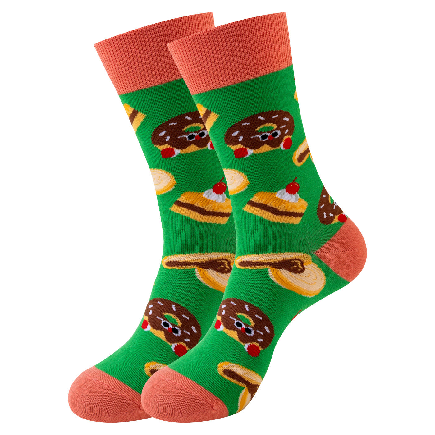 Trendy Mid-Calf Cotton Socks | Unisex Crew Socks | Fall Winter Fashion Socks