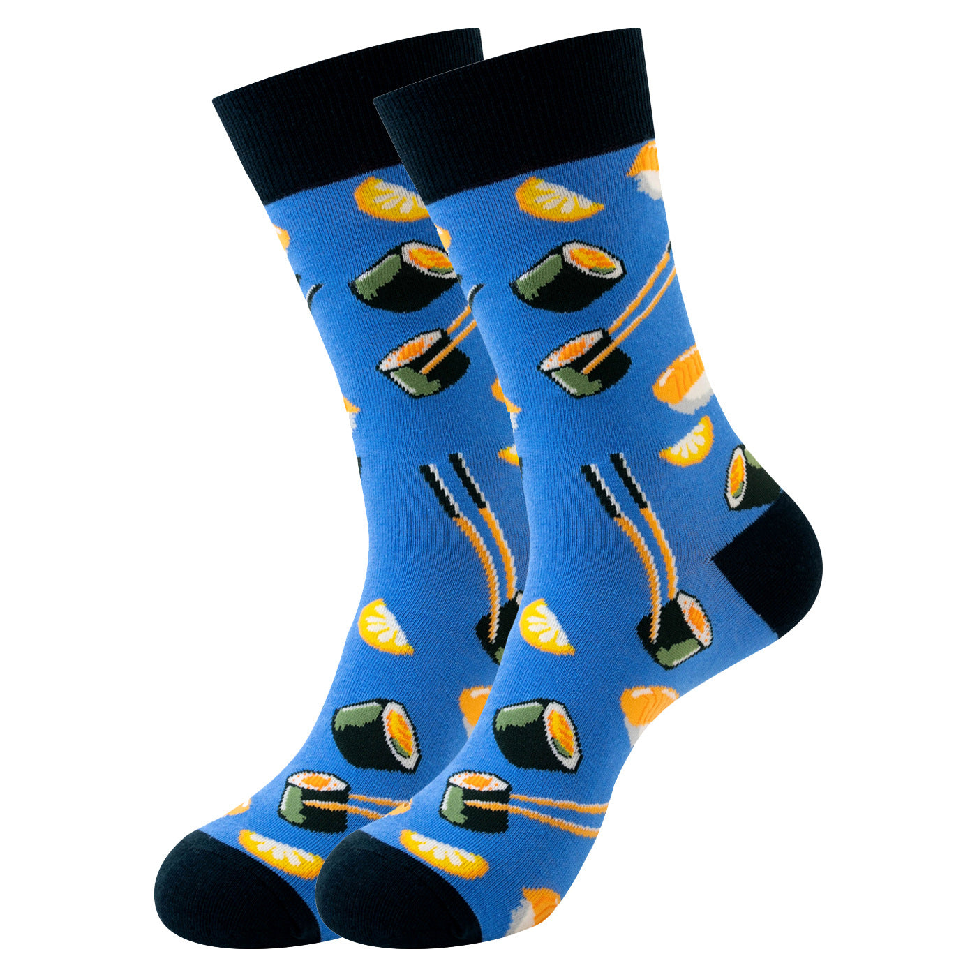 Trendy Mid-Calf Cotton Socks | Unisex Crew Socks | Fall Winter Fashion Socks