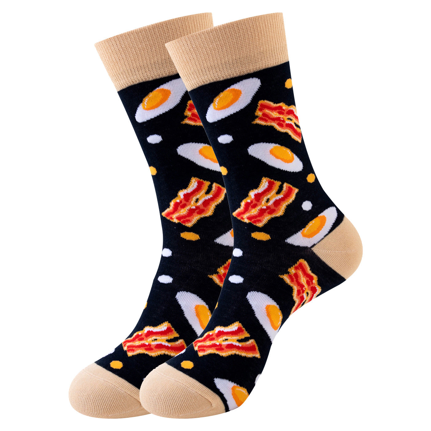 Trendy Mid-Calf Cotton Socks | Unisex Crew Socks | Fall Winter Fashion Socks