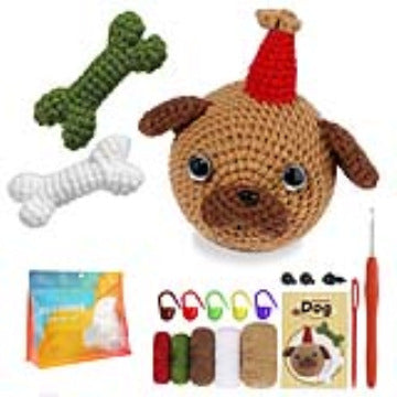 DIY Crochet Doll Kit – Knitting Plush Doll Material Package Set for Beginners