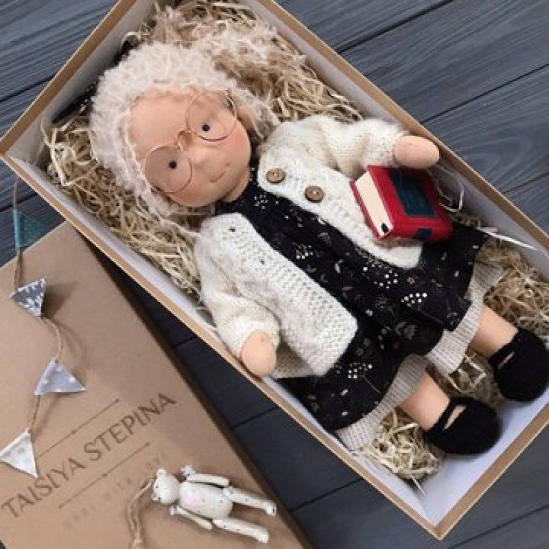 Handmade Cotton Waldorf Doll Kit – DIY Art Doll for Collectors & Crafters