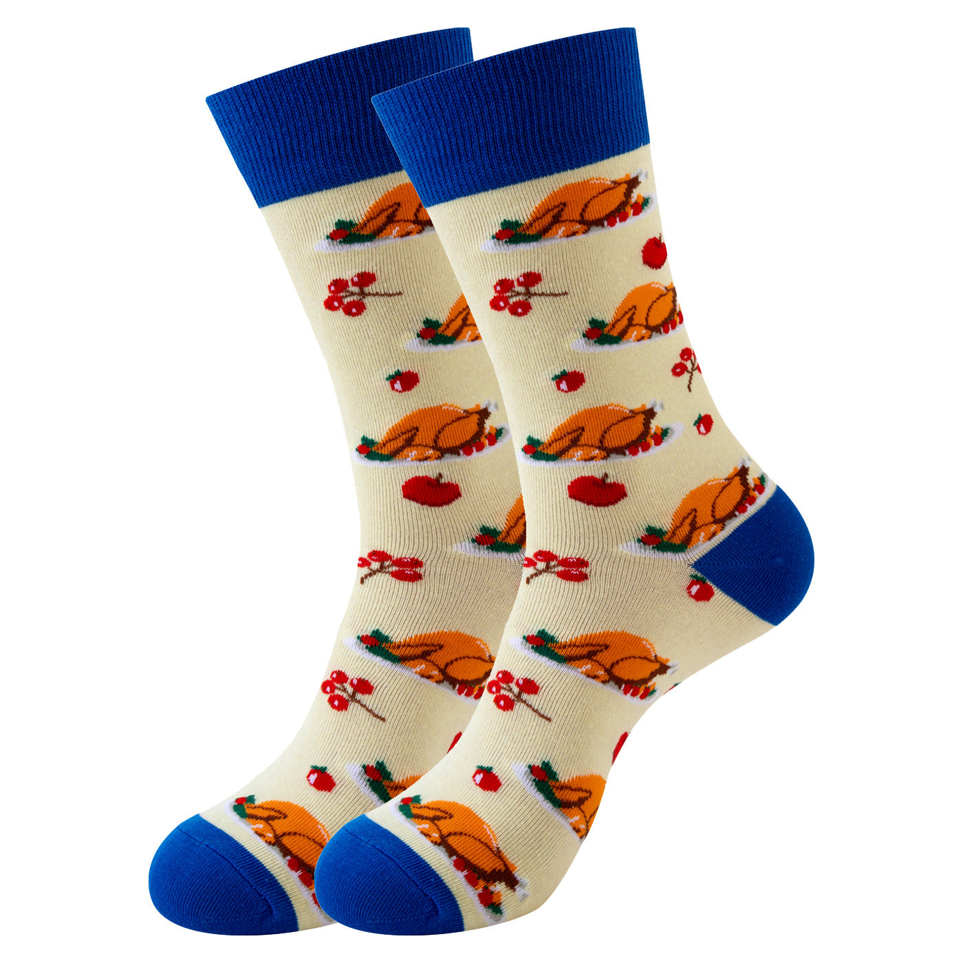 Trendy Mid-Calf Cotton Socks | Unisex Crew Socks | Fall Winter Fashion Socks