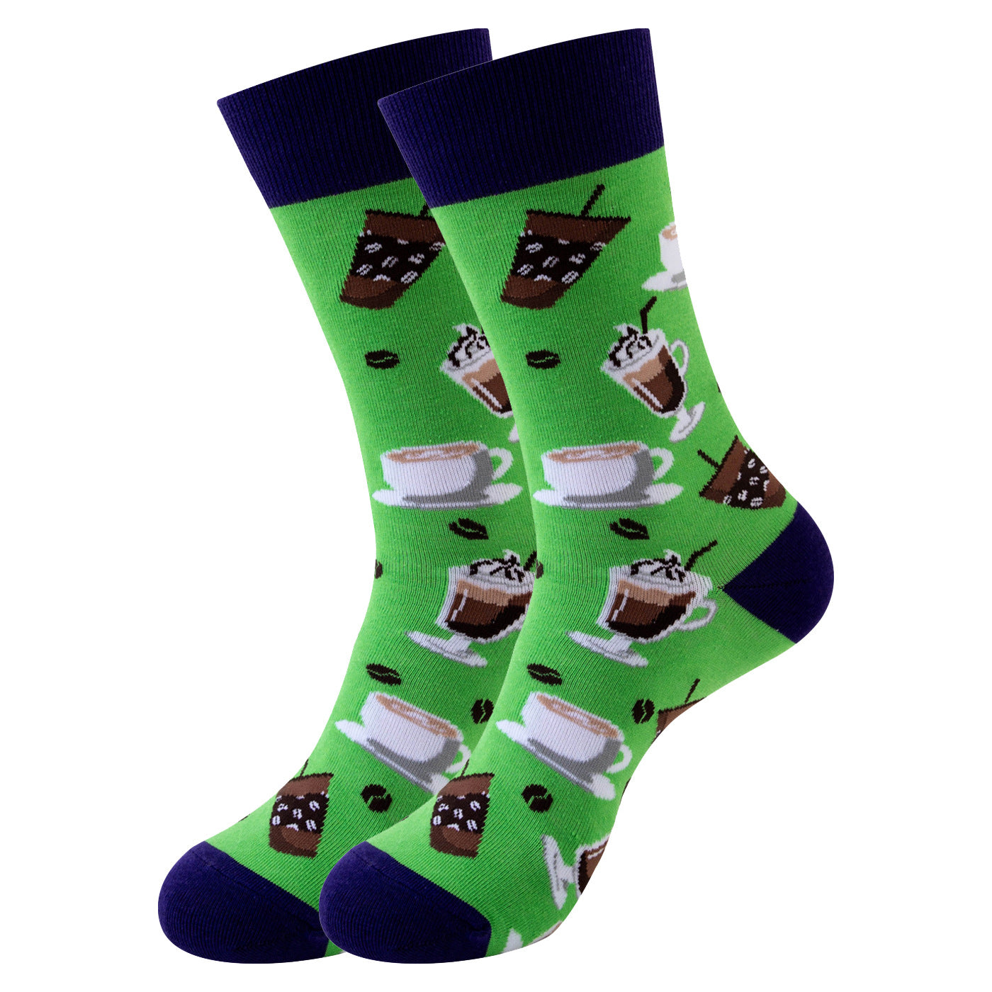 Trendy Mid-Calf Cotton Socks | Unisex Crew Socks | Fall Winter Fashion Socks
