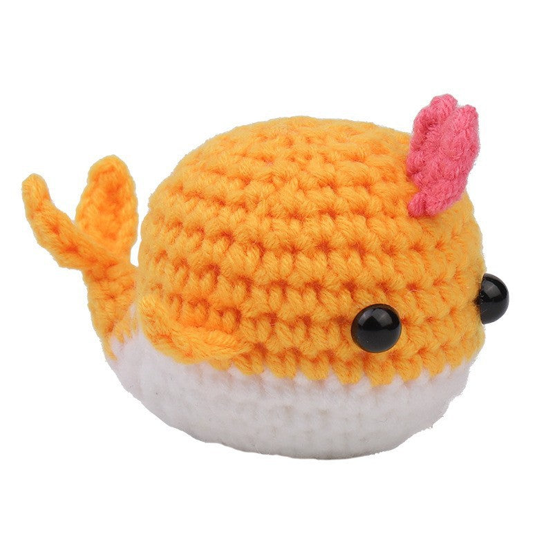 DIY Crochet Doll Kit – Knitting Plush Doll Material Package Set for Beginners