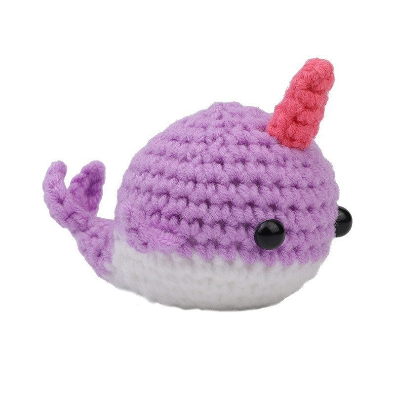 DIY Crochet Doll Kit – Knitting Plush Doll Material Package Set for Beginners