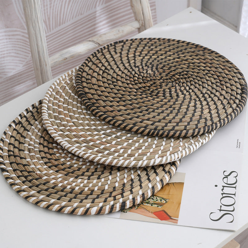 Round Woven Insulation Pad – Anti-Scalding Pot Mat & Thick Placemat for Table