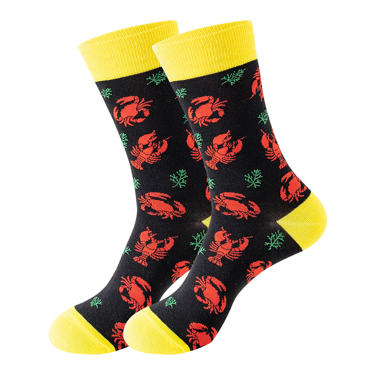 Trendy Mid-Calf Cotton Socks | Unisex Crew Socks | Fall Winter Fashion Socks