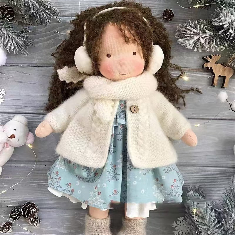 Handmade Cotton Waldorf Doll Kit – DIY Art Doll for Collectors & Crafters