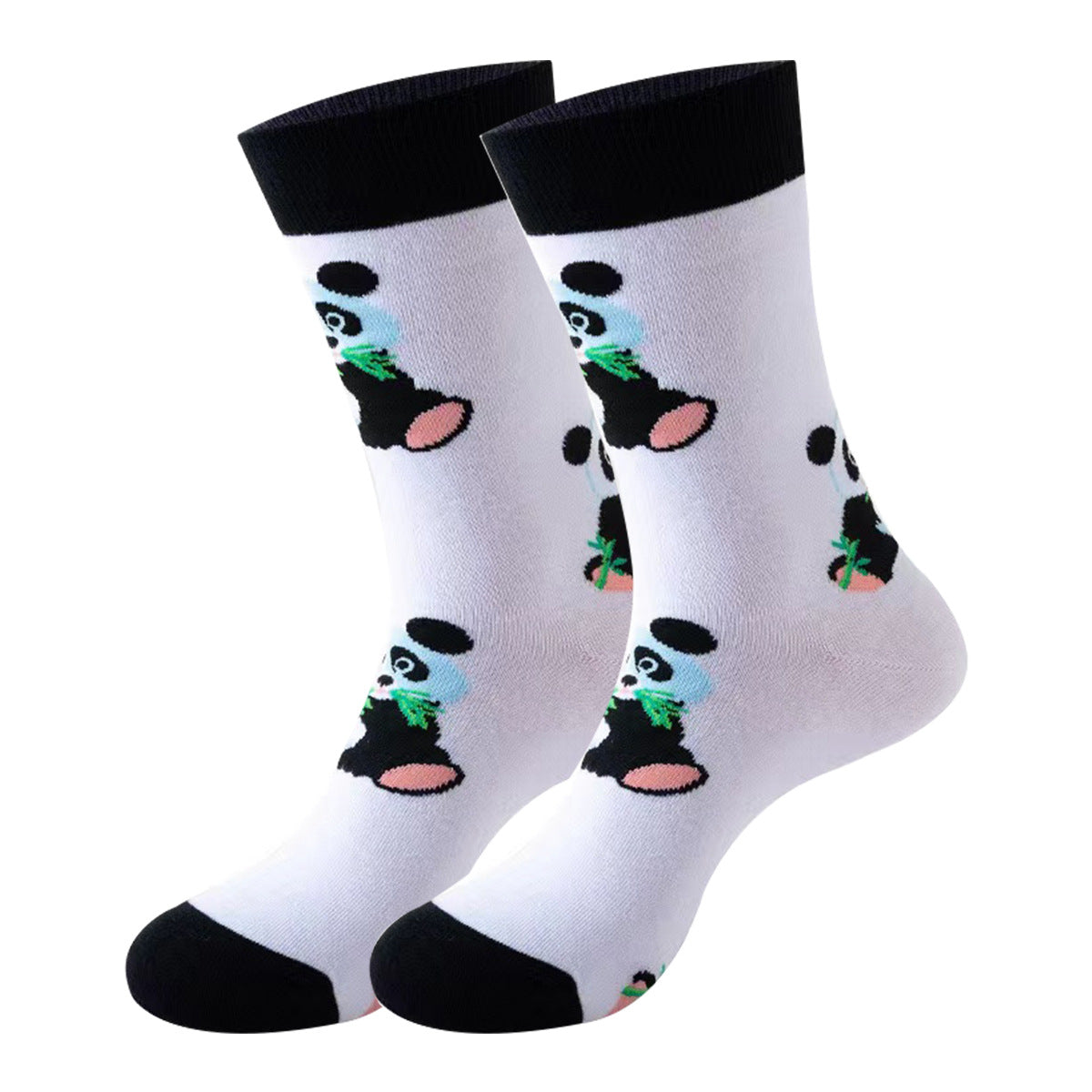 Trendy Mid-Calf Cotton Socks | Unisex Crew Socks | Fall Winter Fashion Socks