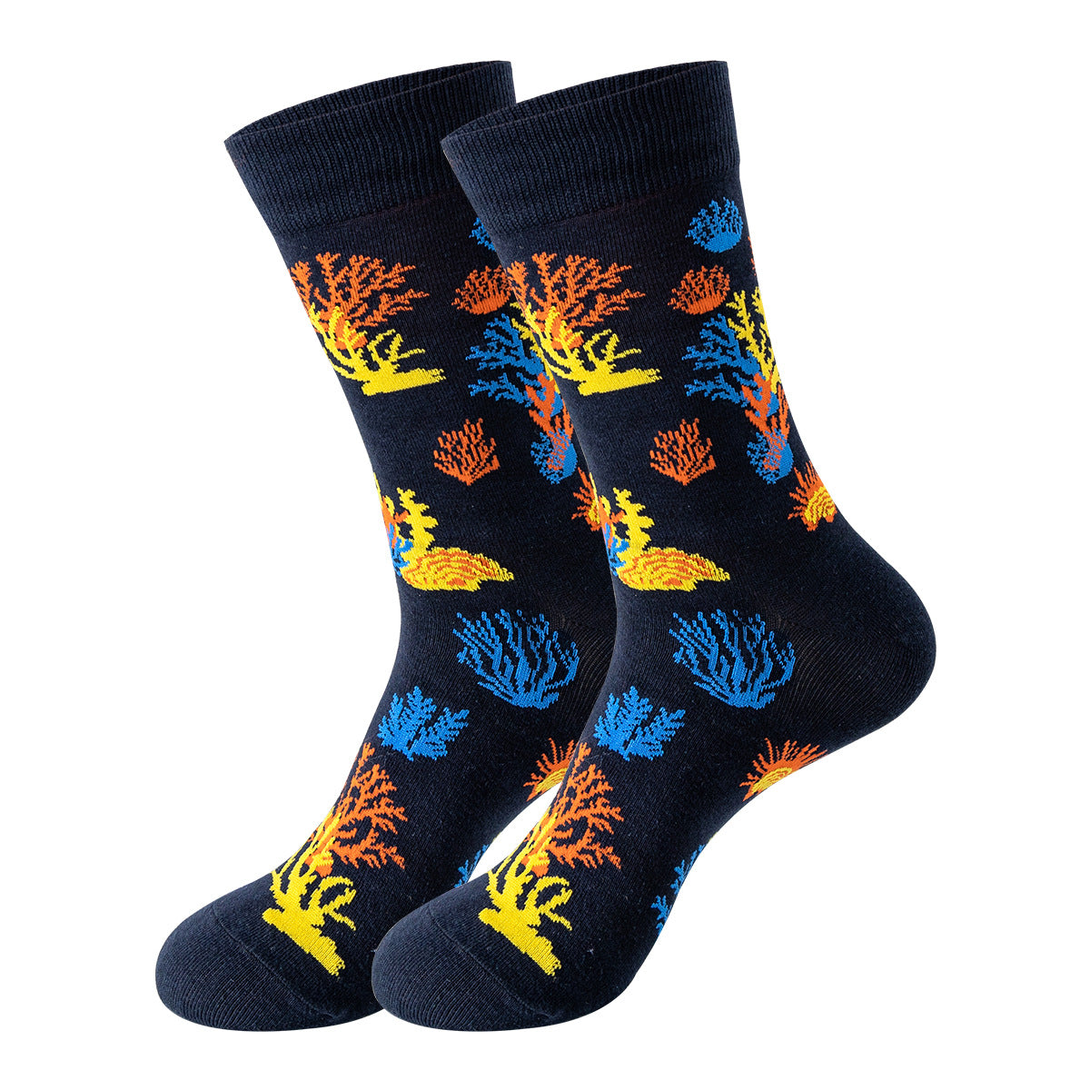 Trendy Mid-Calf Cotton Socks | Unisex Crew Socks | Fall Winter Fashion Socks