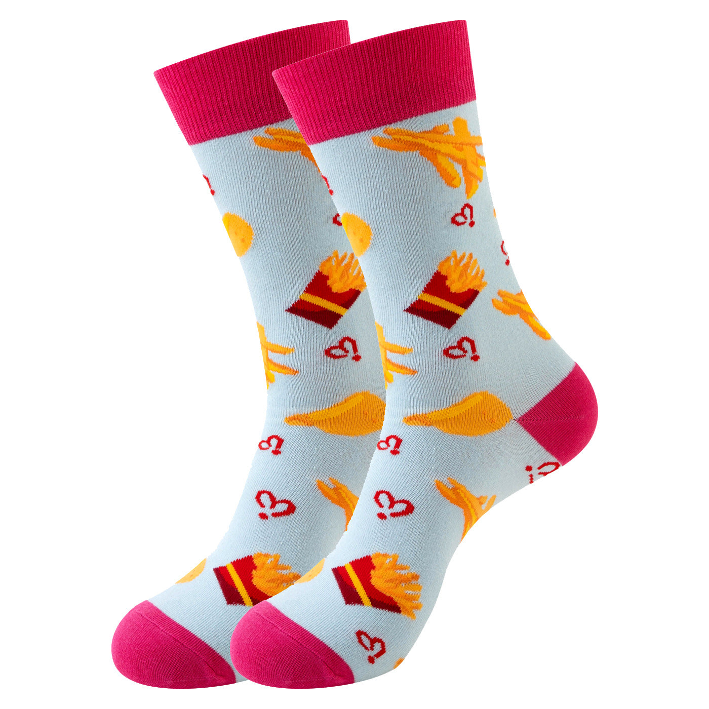 Trendy Mid-Calf Cotton Socks | Unisex Crew Socks | Fall Winter Fashion Socks